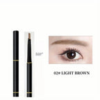 Waterproof Double-Headed Eyebrow Pencil with Sweat- Resistant Brush