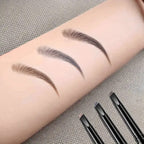 Waterproof Double-Headed Eyebrow Pencil with Sweat- Resistant Brush